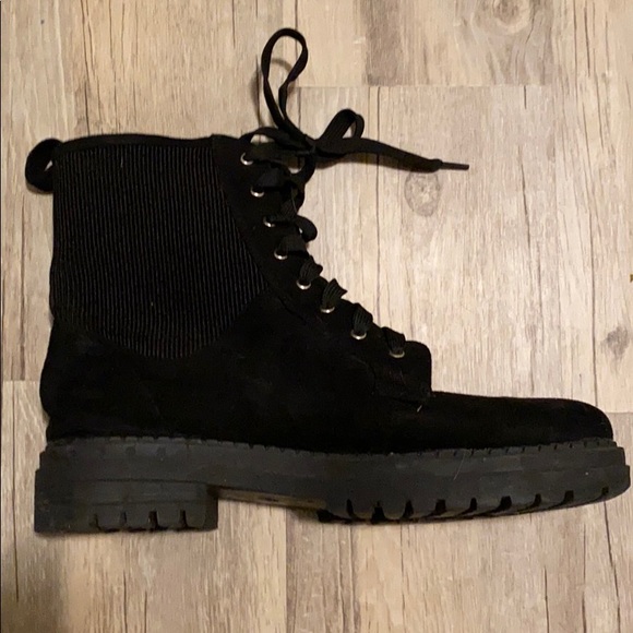 Black Combat Boot - Picture 2 of 3
